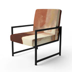 Upholstered Abstract Accent Chair and Modern and Contemporary Armchair