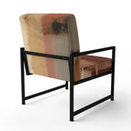 Upholstered Abstract Accent Chair and Modern and Contemporary Armchair