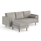 Velvet Reversible Sectional