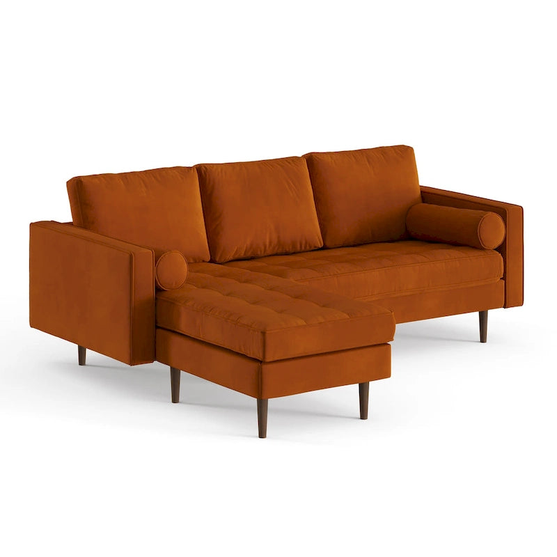 Velvet Reversible Sectional