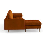 Velvet Reversible Sectional