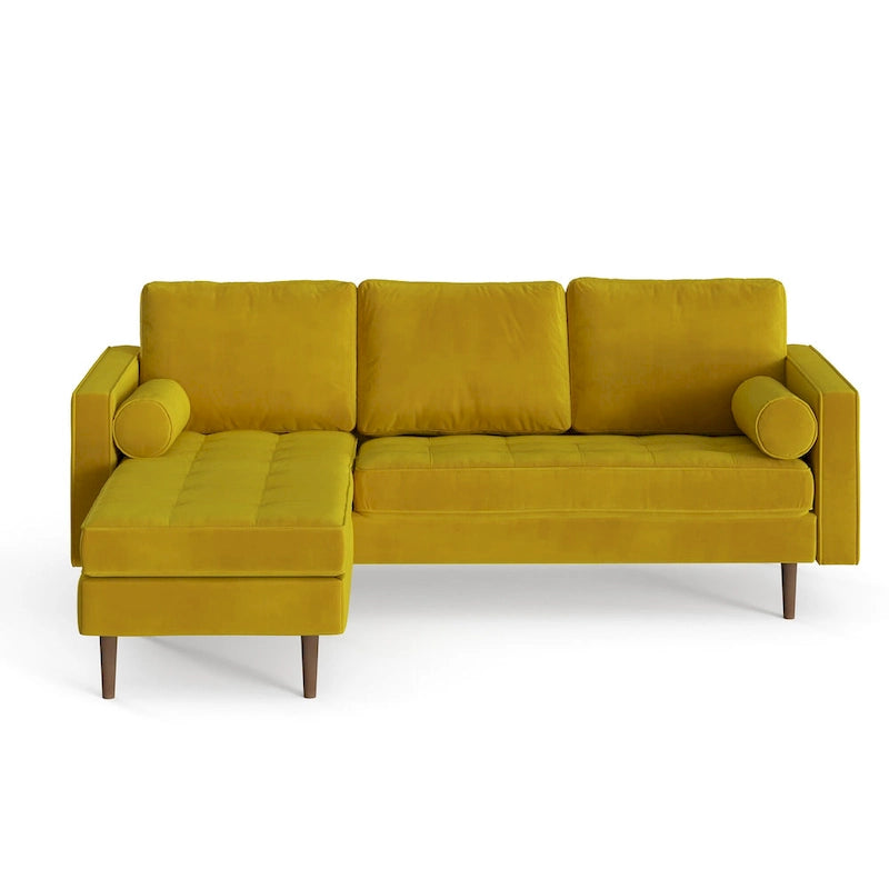 Velvet Reversible Sectional