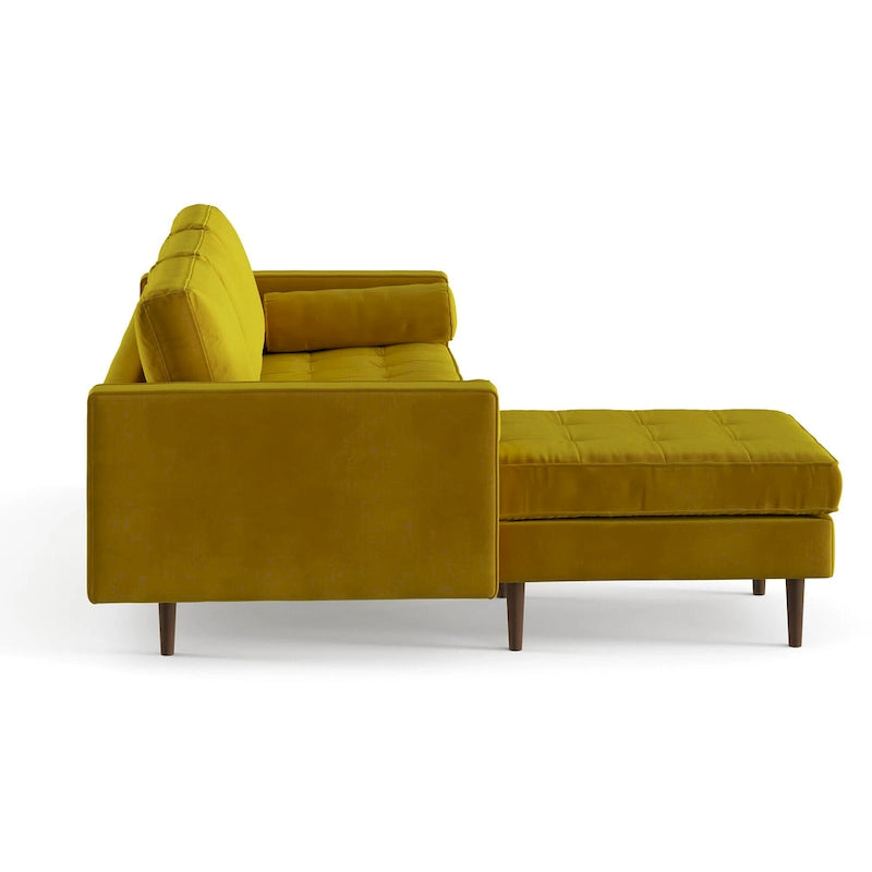 Velvet Reversible Sectional
