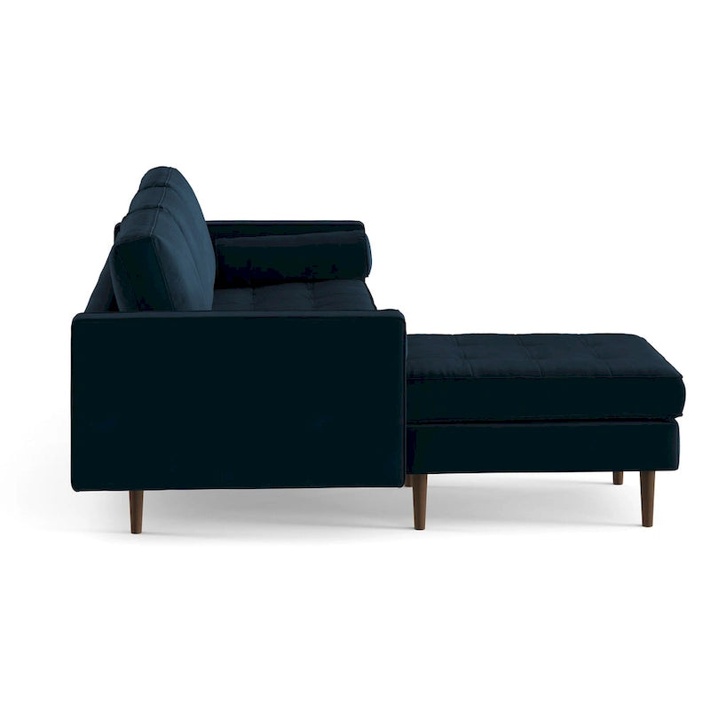 Velvet Reversible Sectional