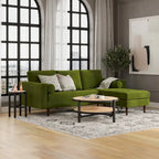 Velvet Reversible Sectional