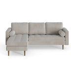 Velvet Reversible Sectional