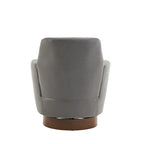 PU Leather Swivel Barrel Chair
