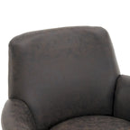 PU Leather Swivel Barrel Chair