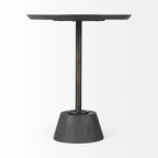 Pedestal Table with Detailing - 24 H x 20 W x 20 D