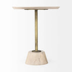 Pedestal Table with Detailing - 24 H x 20 W x 20 D