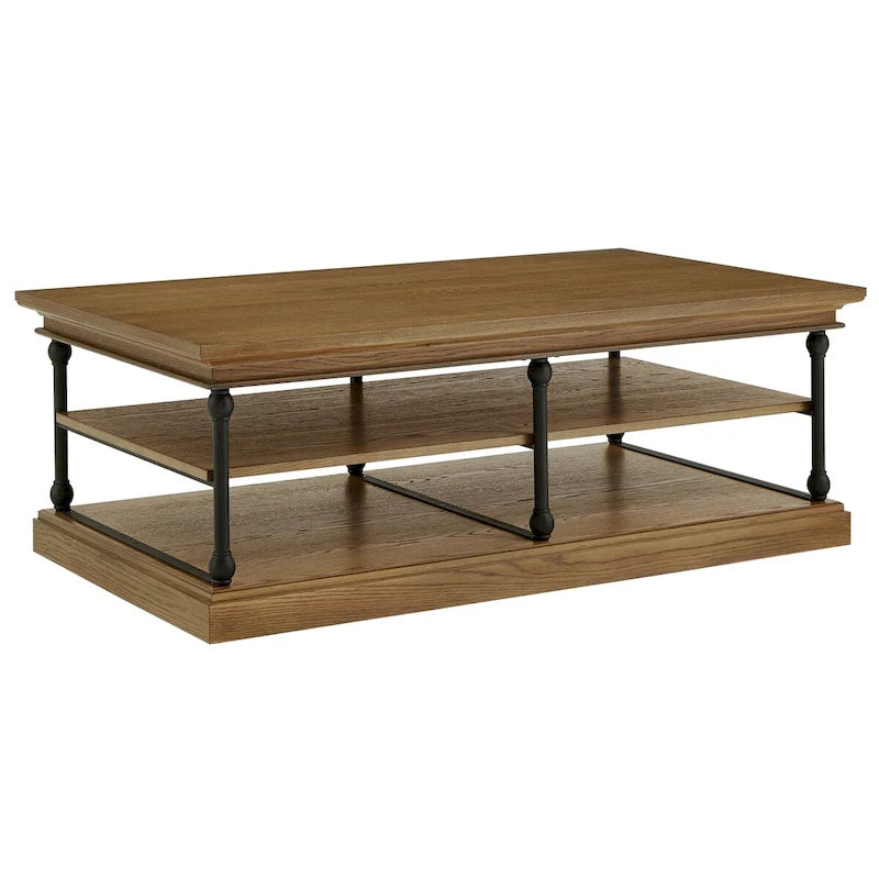 Rectangle Storage Shelf Coffee Table