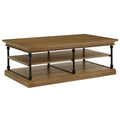 Rectangle Storage Shelf Coffee Table