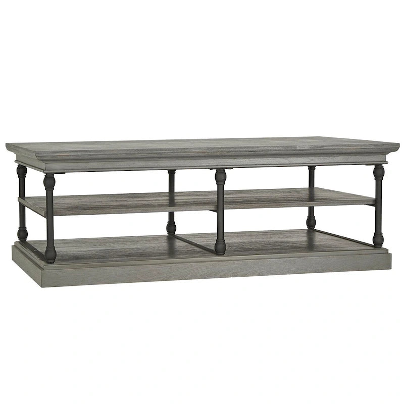Rectangle Storage Shelf Coffee Table