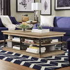 Rectangle Storage Shelf Coffee Table