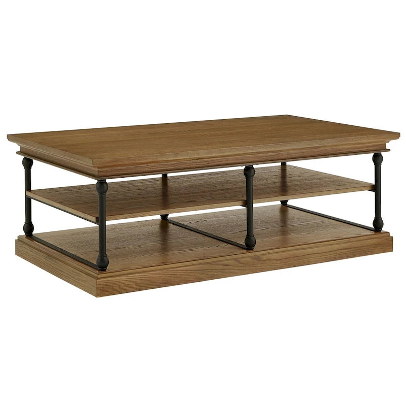 Rectangle Storage Shelf Coffee Table
