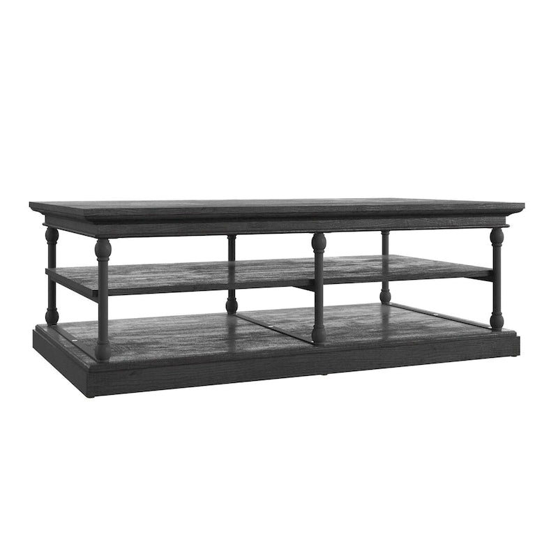 Rectangle Storage Shelf Coffee Table