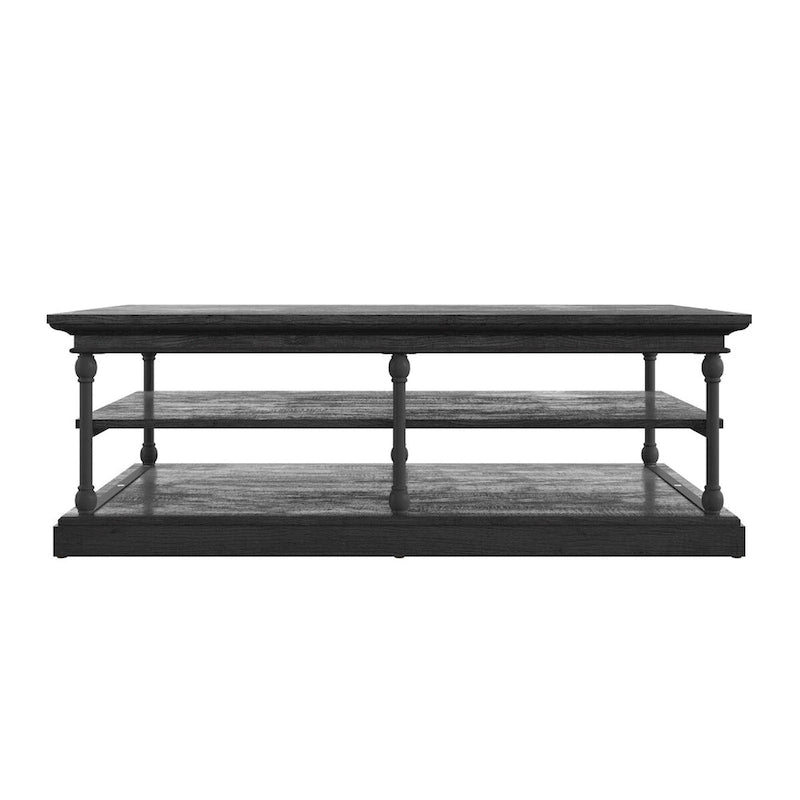 Rectangle Storage Shelf Coffee Table