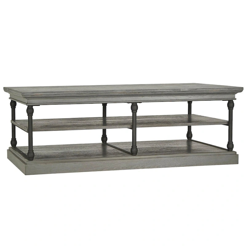 Rectangle Storage Shelf Coffee Table