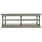 Rectangle Storage Shelf Coffee Table