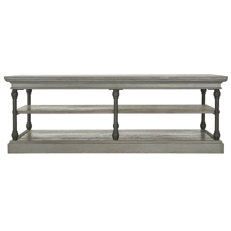 Rectangle Storage Shelf Coffee Table
