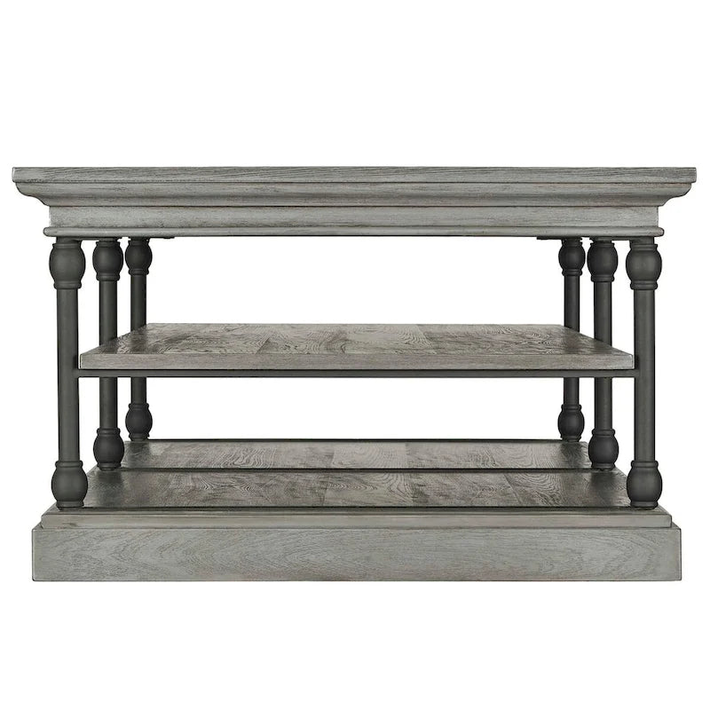 Rectangle Storage Shelf Coffee Table