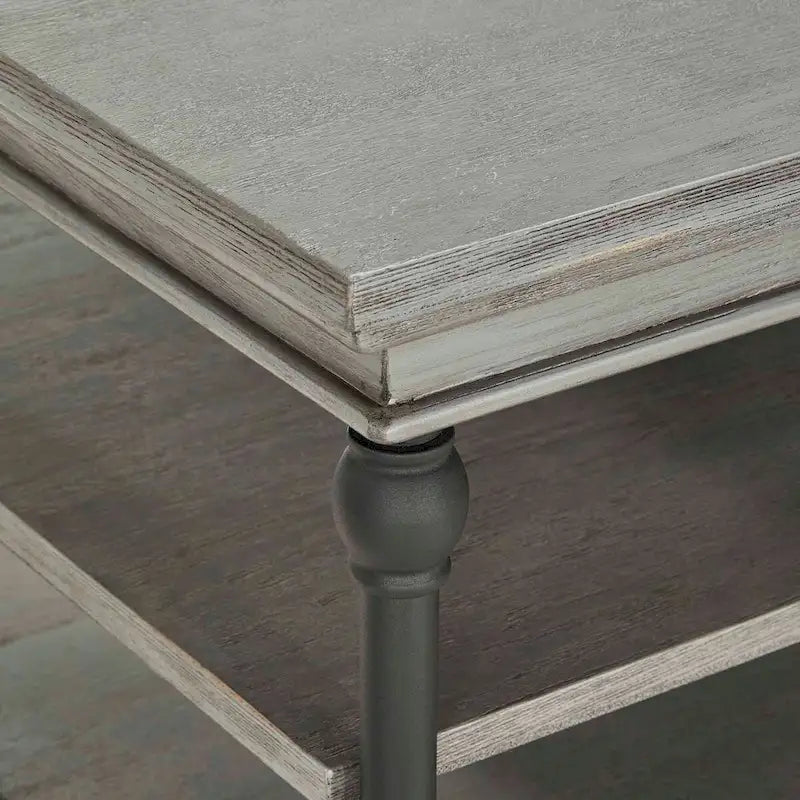 Rectangle Storage Shelf Coffee Table