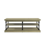 Rectangle Storage Shelf Coffee Table