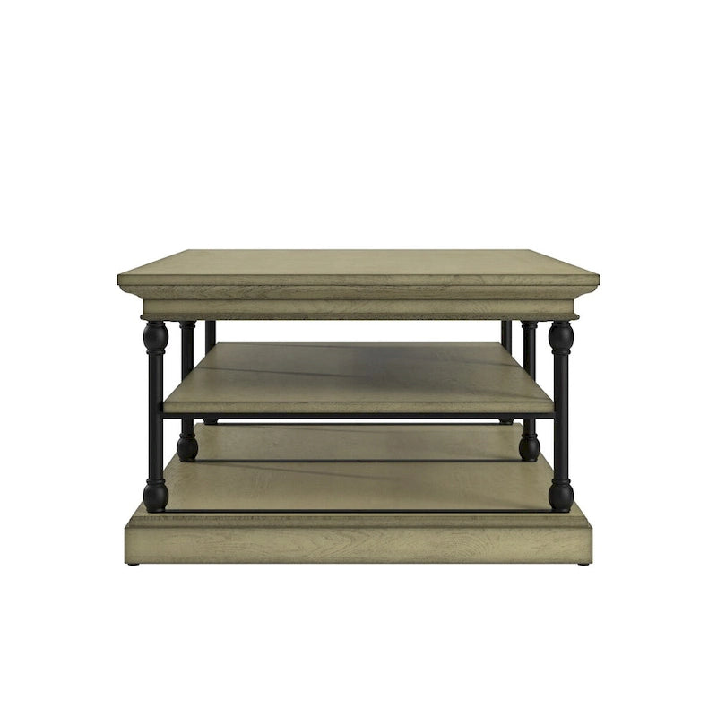 Rectangle Storage Shelf Coffee Table