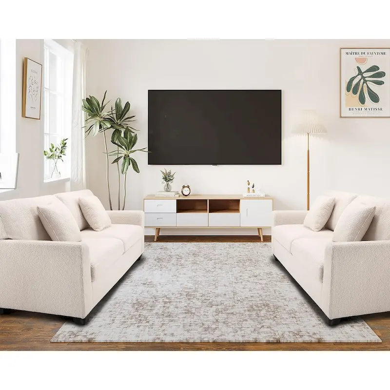 83-inch Oversized Loveseat Sofa Modern Couch with Deep Seat
