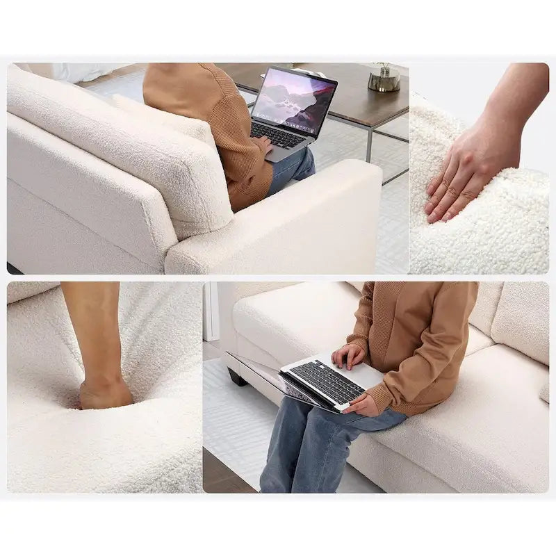 83-inch Oversized Loveseat Sofa Modern Couch with Deep Seat