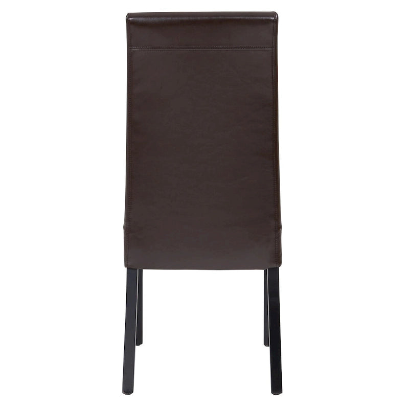 Leather Dining Side Chair, (set of 2)