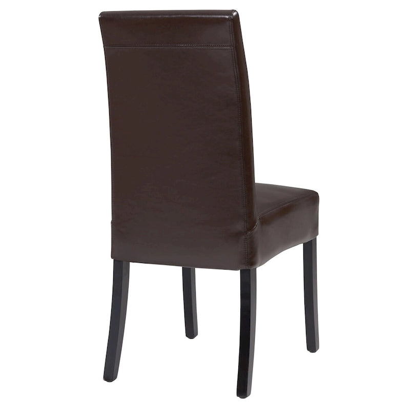 Leather Dining Side Chair, (set of 2)