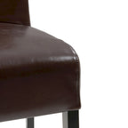 Leather Dining Side Chair, (set of 2)