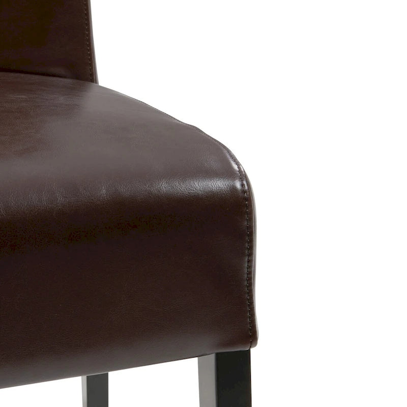 Leather Dining Side Chair, (set of 2)