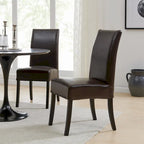 Leather Dining Side Chair, (set of 2)
