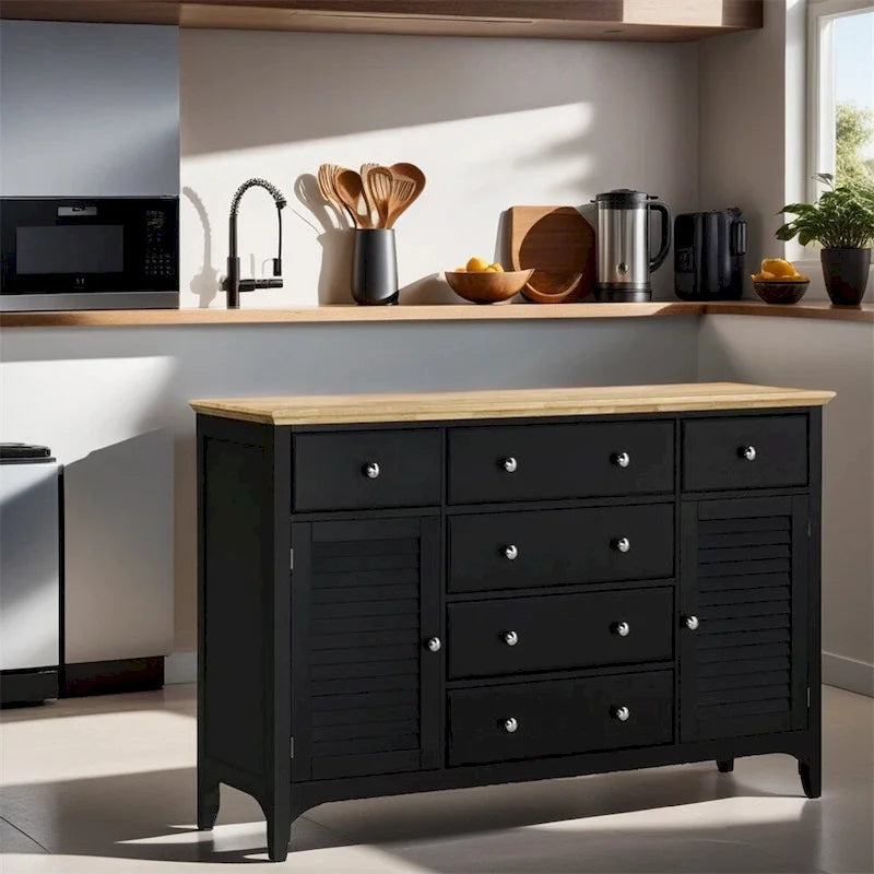 Storage Cabinets with Adjustable Shelves and Magnetic Cabinet Doors