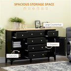 Storage Cabinets with Adjustable Shelves and Magnetic Cabinet Doors