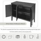 37 Vintage Style Kitchen Accent Buffet Sideboard Cabinet