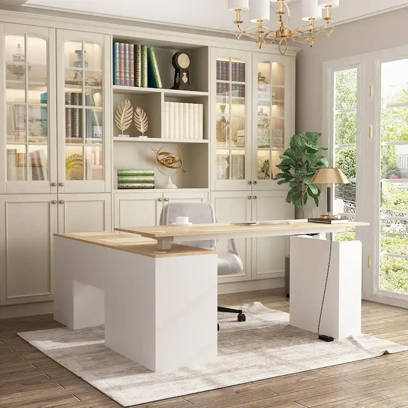 63W Versatile Standing Desk Aesthetic with Height Customization Table