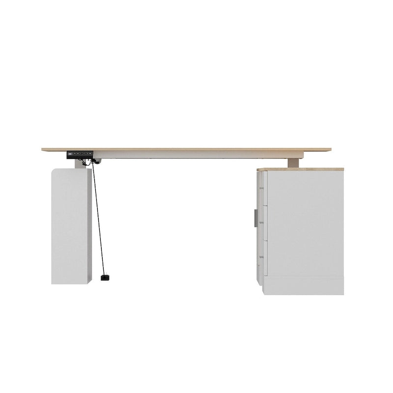 63W Versatile Standing Desk Aesthetic with Height Customization Table
