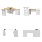 63W Versatile Standing Desk Aesthetic with Height Customization Table