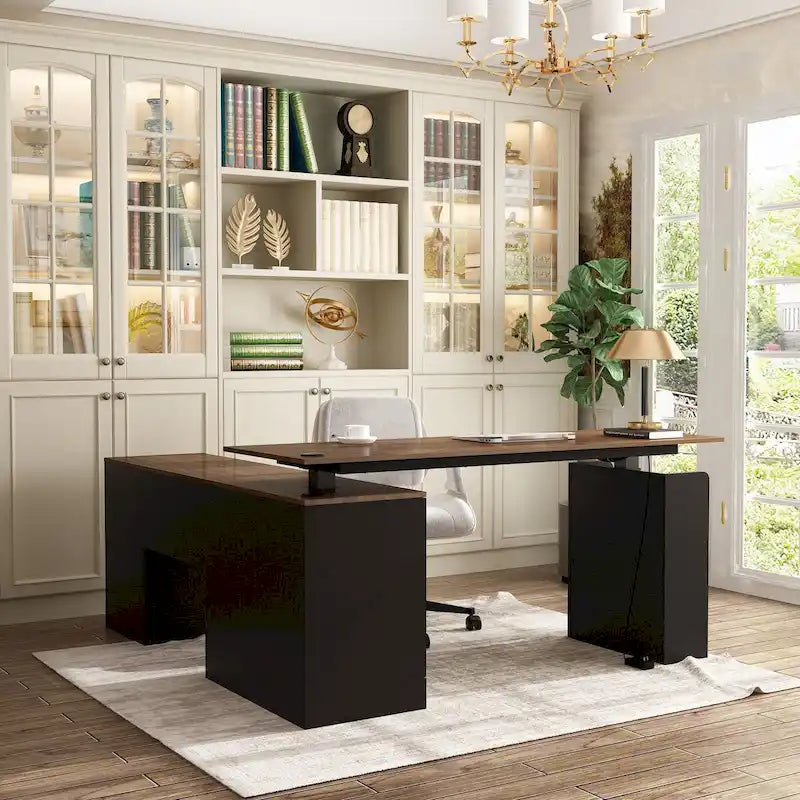 63W Versatile Standing Desk Aesthetic with Height Customization Table