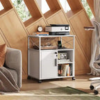 File Cabinet with Charging Station, 16.06 x 23.62 x 25.91 Inches
