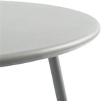 Round Metal Side Snack Table