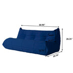 Velvet Sofa Bean Bag Couch Sets