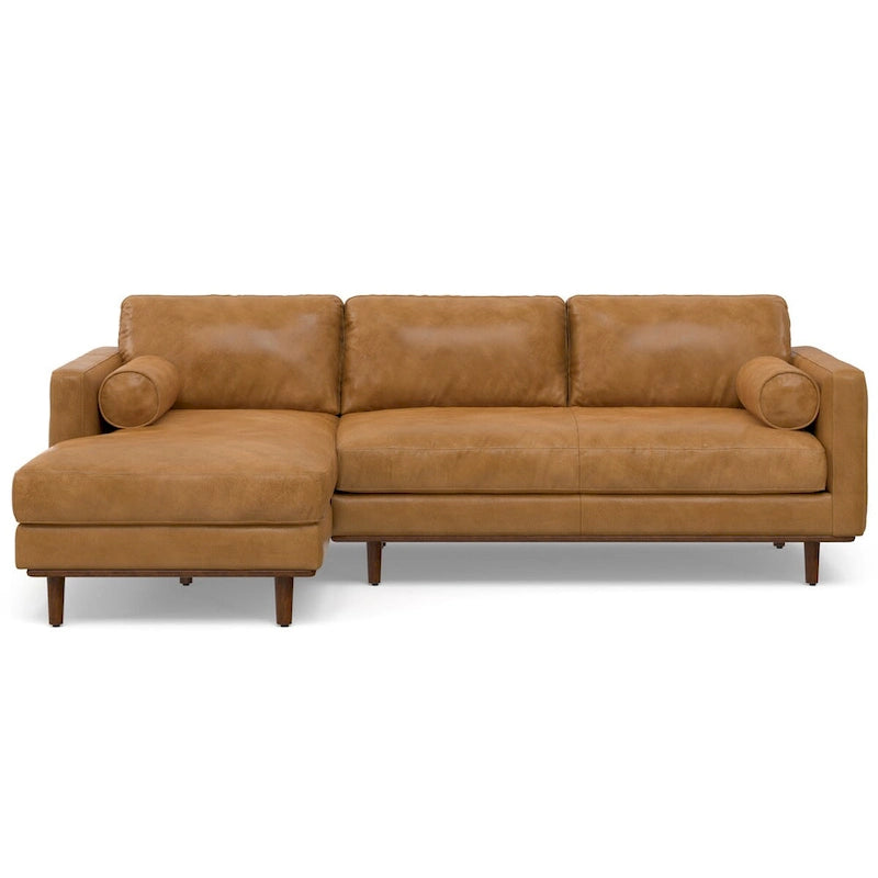 Mid Century 102-inch Wide Left Sofa Sectional