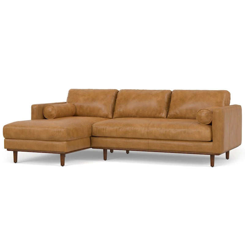 Mid Century 102-inch Wide Left Sofa Sectional