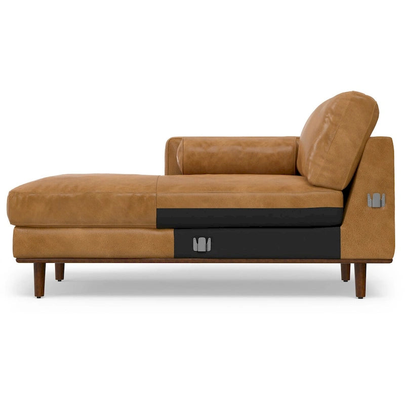 Mid Century 102-inch Wide Left Sofa Sectional