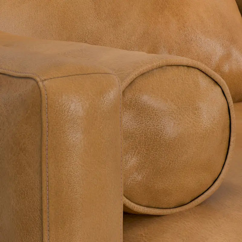 Mid Century 102-inch Wide Left Sofa Sectional