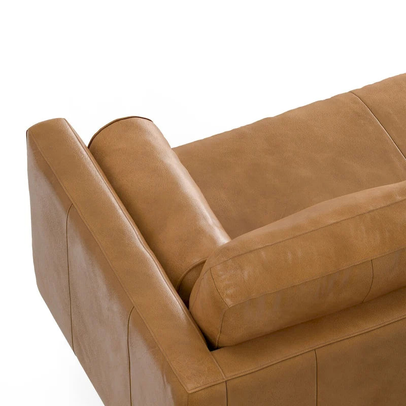 Mid Century 102-inch Wide Left Sofa Sectional